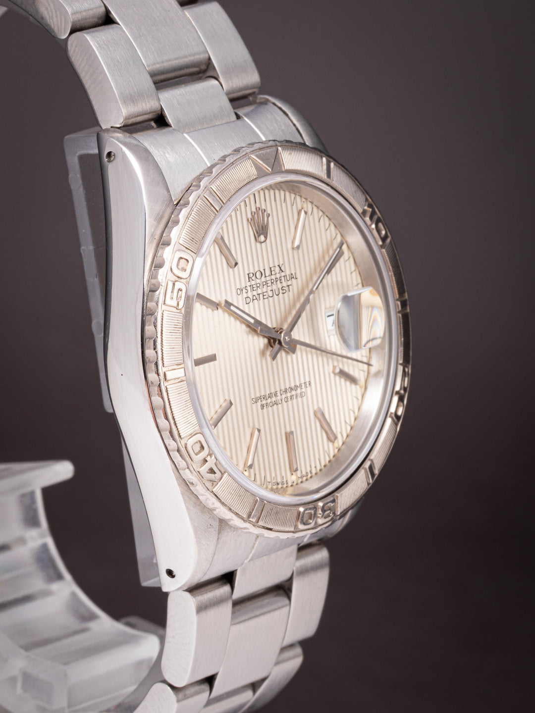 Rolex Stainless Steel Datejust Turn-O-Graph (16264)