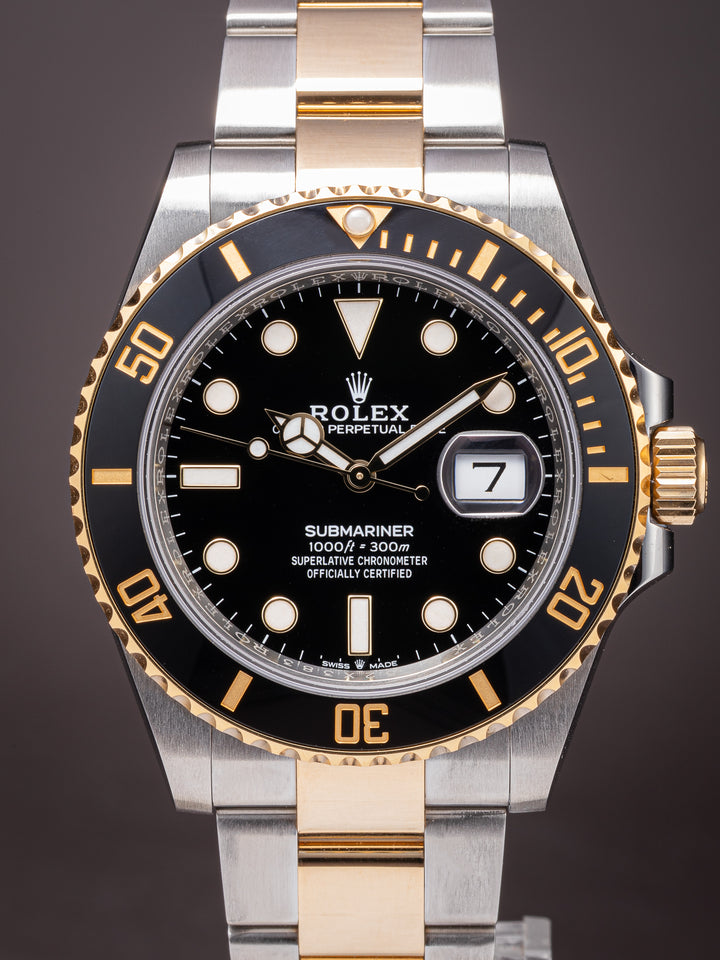 Rolex Stainless Steel and 18k Yellow Gold Submariner Date (126613LN)