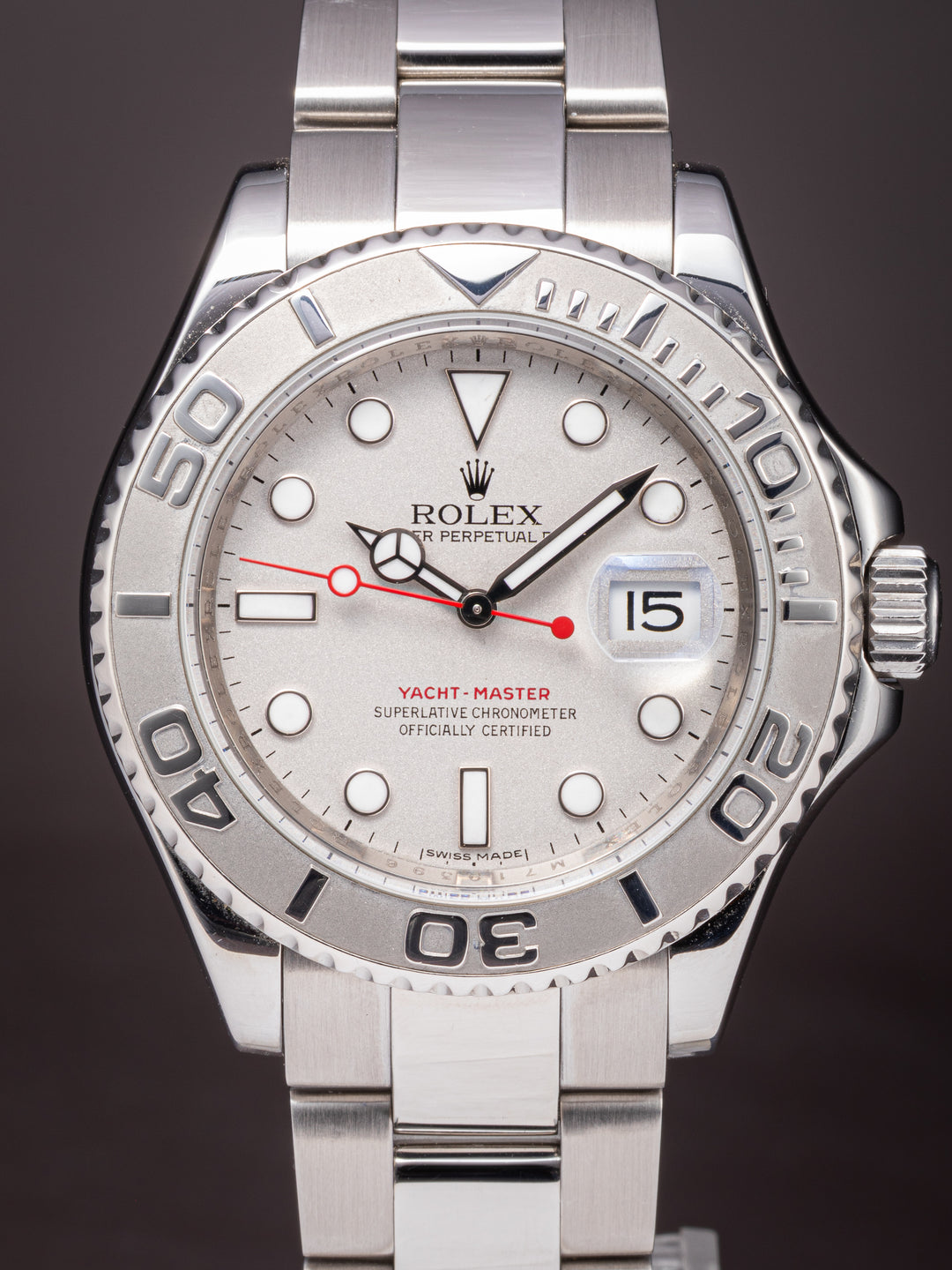 Rolex Stainless Steel and Platinum Yacht-Master (16622)