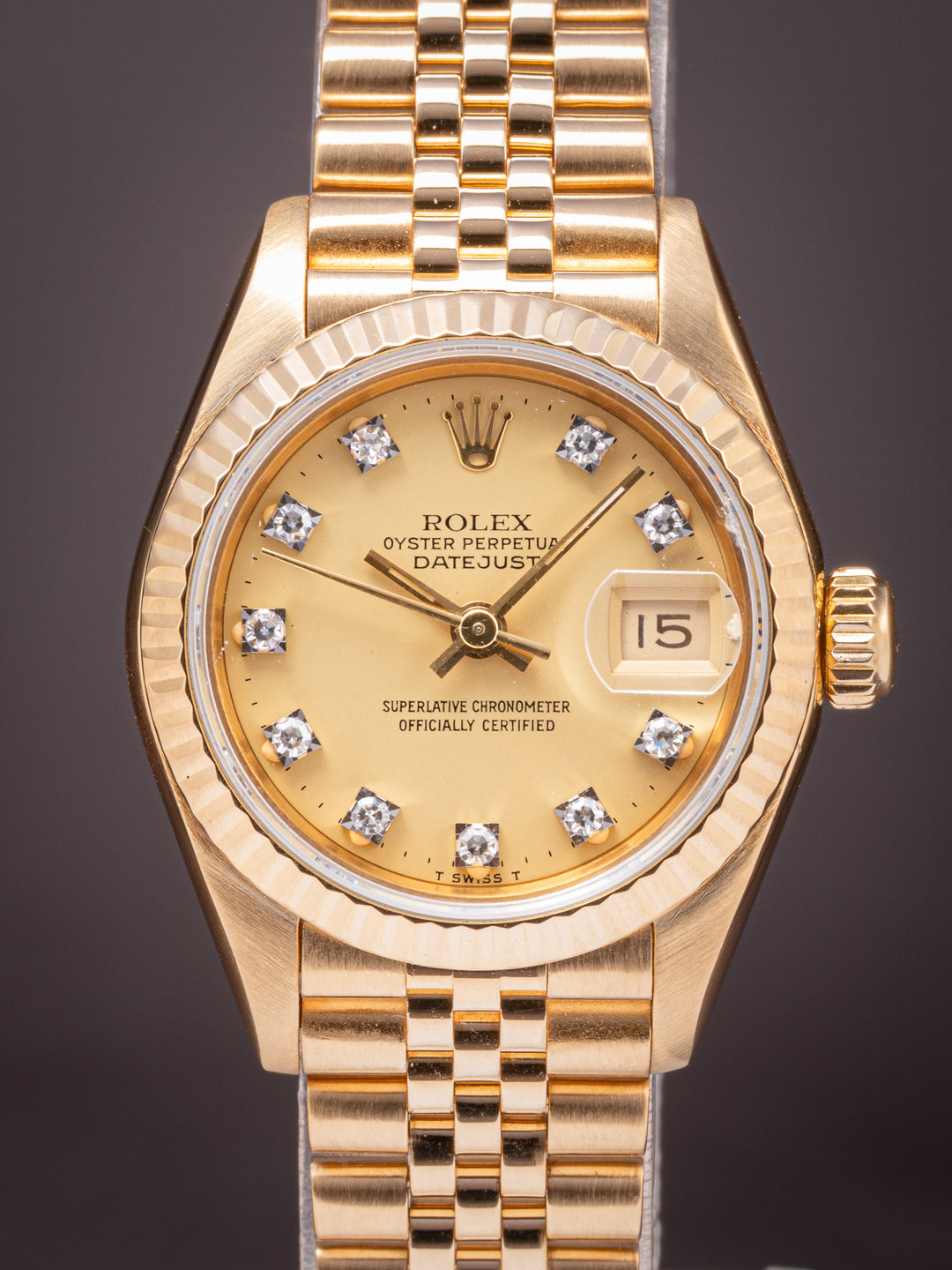 Rolex 18k Yellow Gold Women's Datejust (69178)