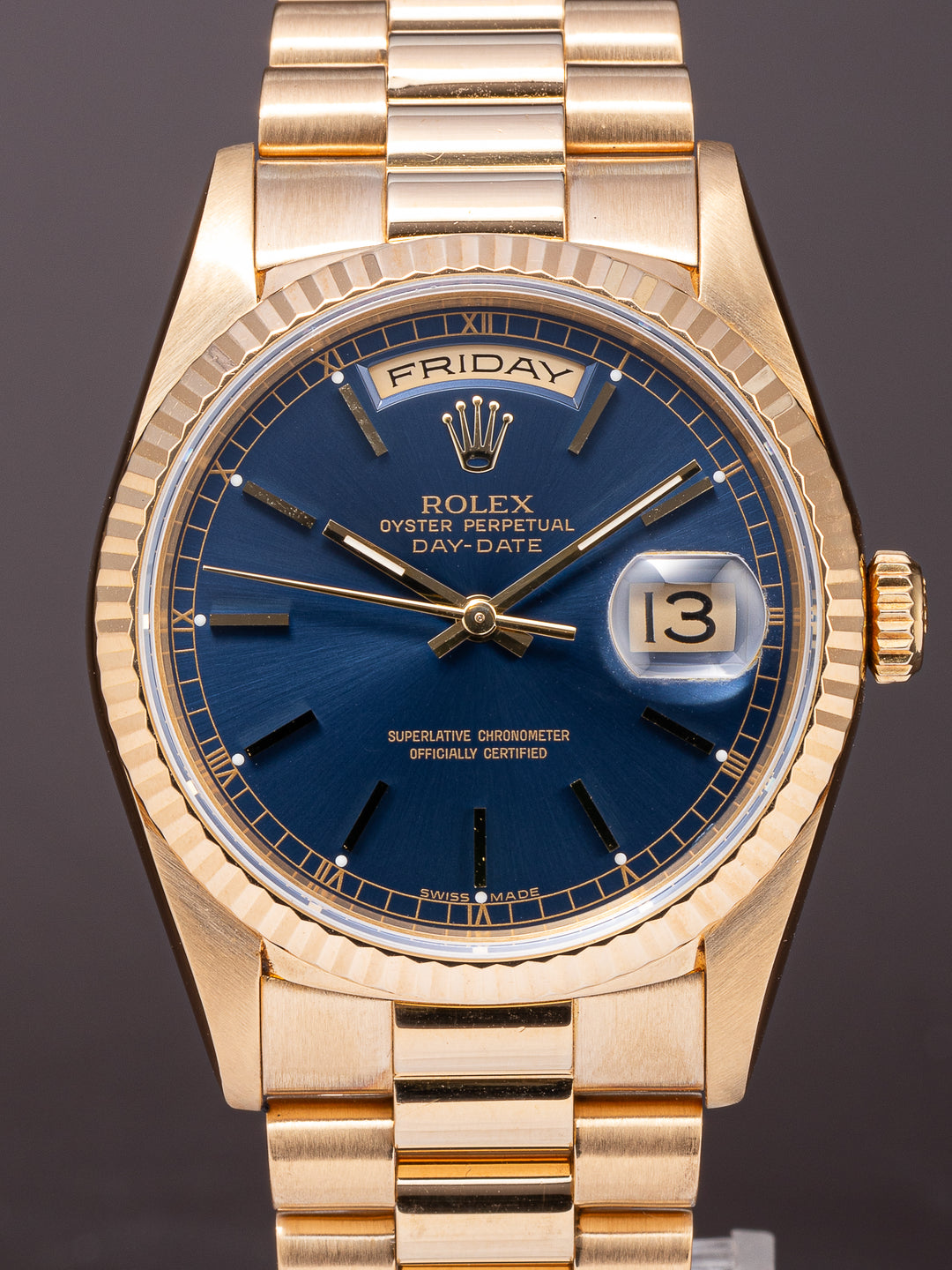 Rolex 18k Yellow Gold Day-Date (18238)