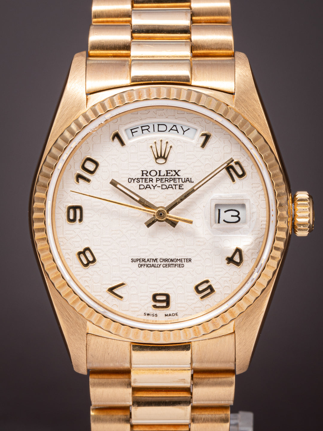 Rolex 18k Yellow Gold Day-Date (18038)