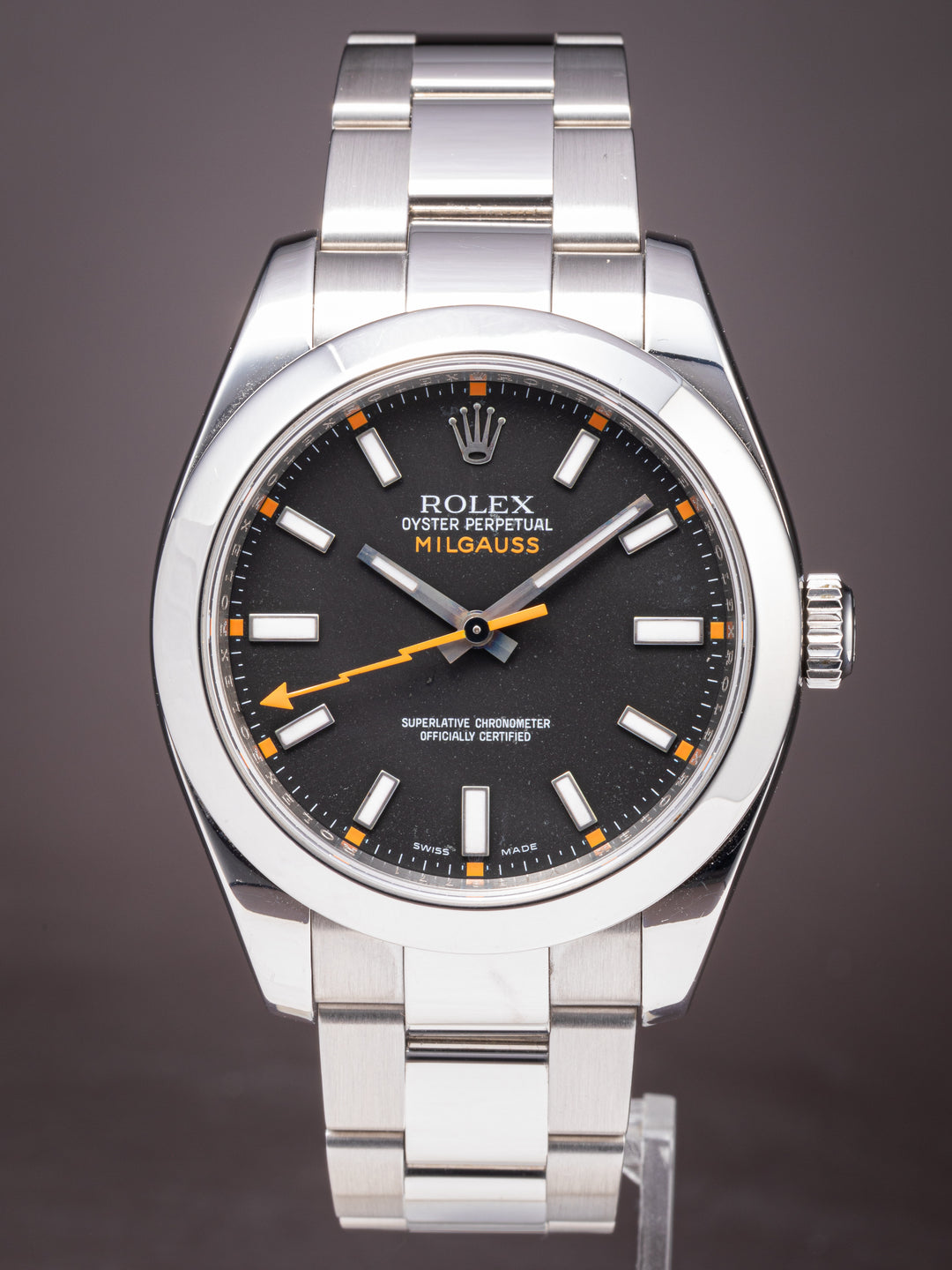 Rolex Stainless Steel Milgauss (116400)