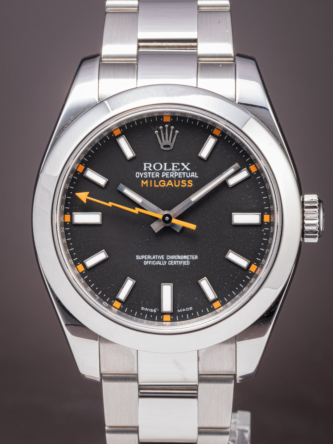 Rolex Stainless Steel Milgauss (116400)