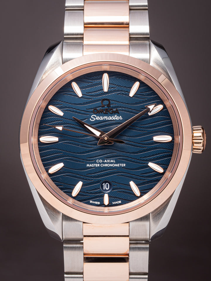 Omega Stainless Steel and 18k Sedna Gold Seamaster Aqua Terra 150M (220.20.38.20.03.001) *UNWORN*