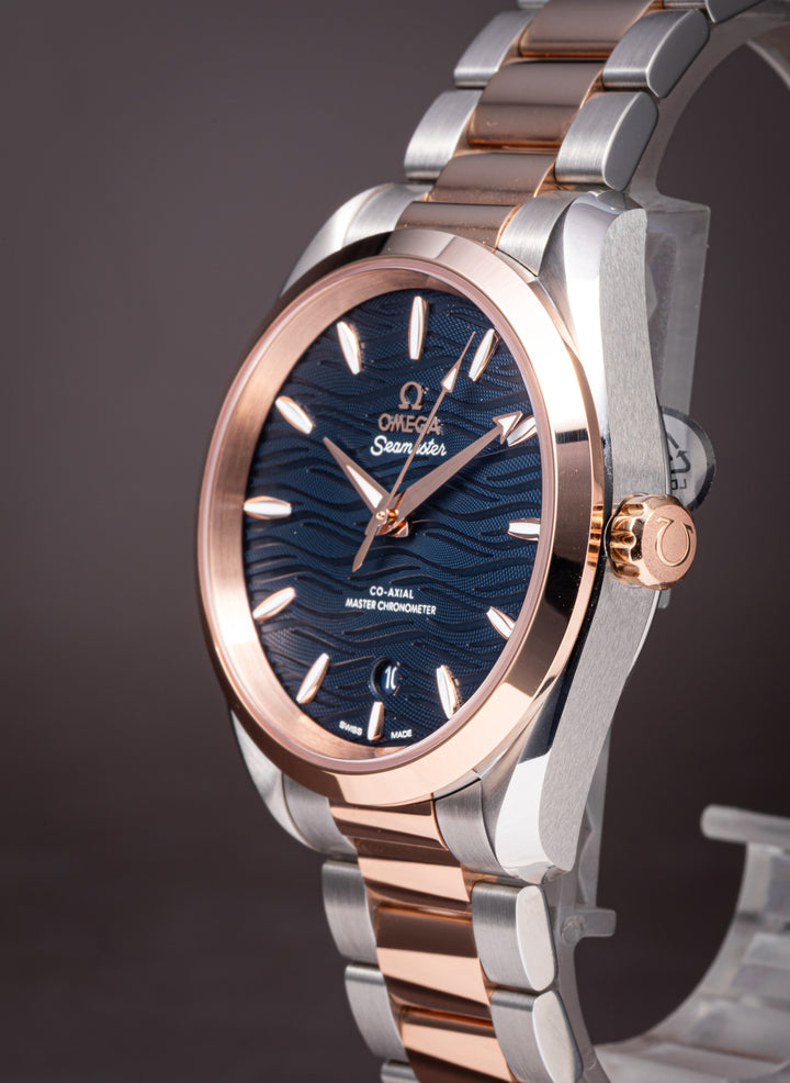 Omega Stainless Steel and 18k Sedna Gold Seamaster Aqua Terra 150M (220.20.38.20.03.001) *UNWORN*