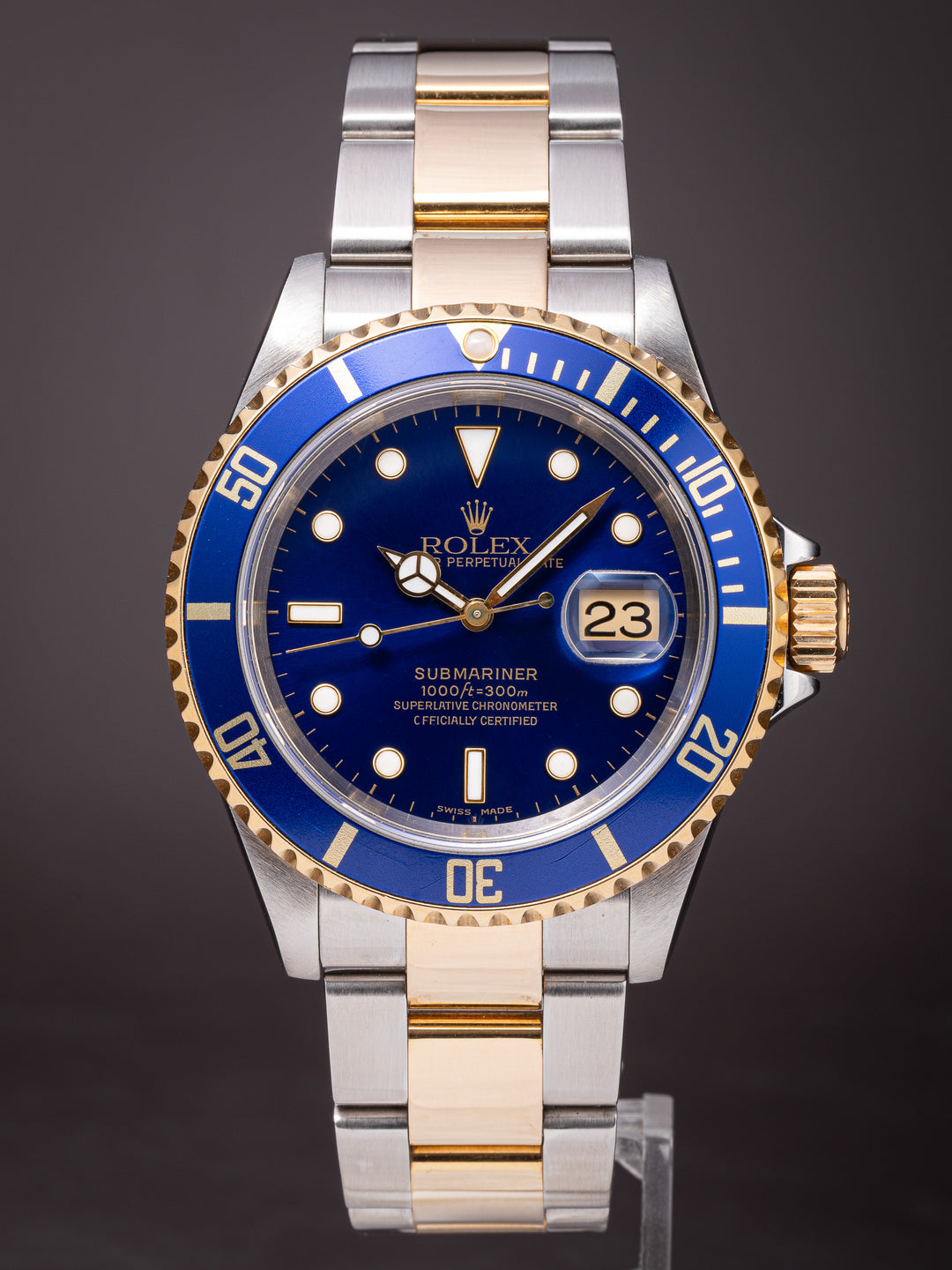 Rolex Stainless Steel and 18k Yellow Gold Submariner Date (16613)