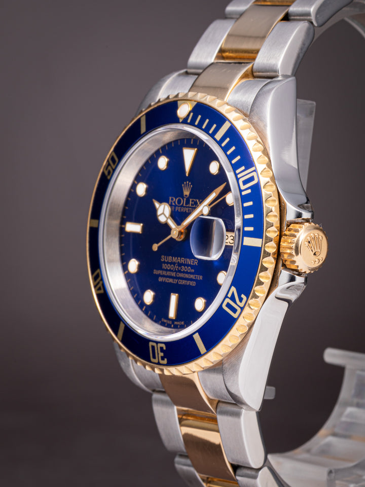 Rolex Stainless Steel and 18k Yellow Gold Submariner Date (16613)