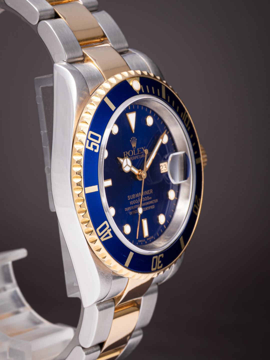 Rolex Stainless Steel and 18k Yellow Gold Submariner Date (16613)