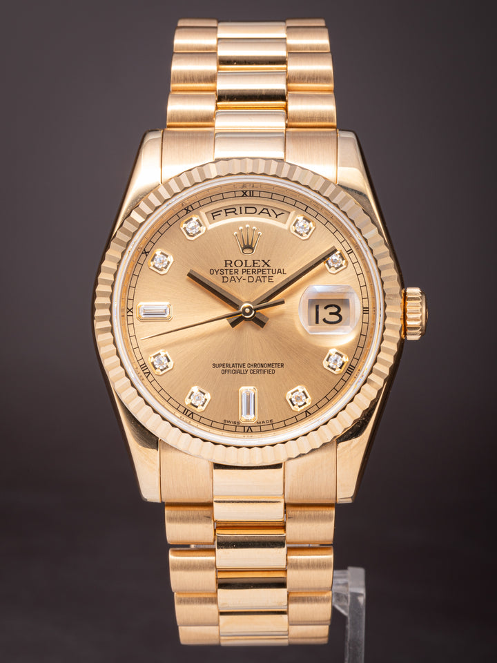 Rolex 18k Yellow Gold Day-Date (118238)