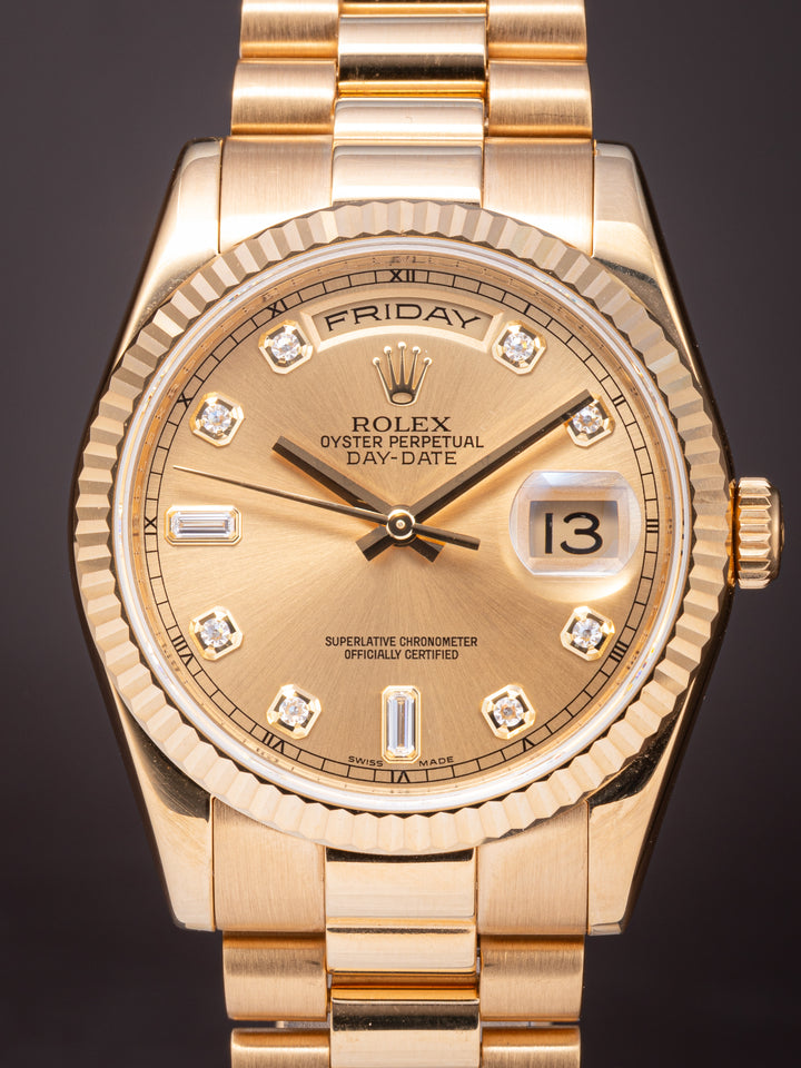 Rolex 18k Yellow Gold Day-Date (118238)