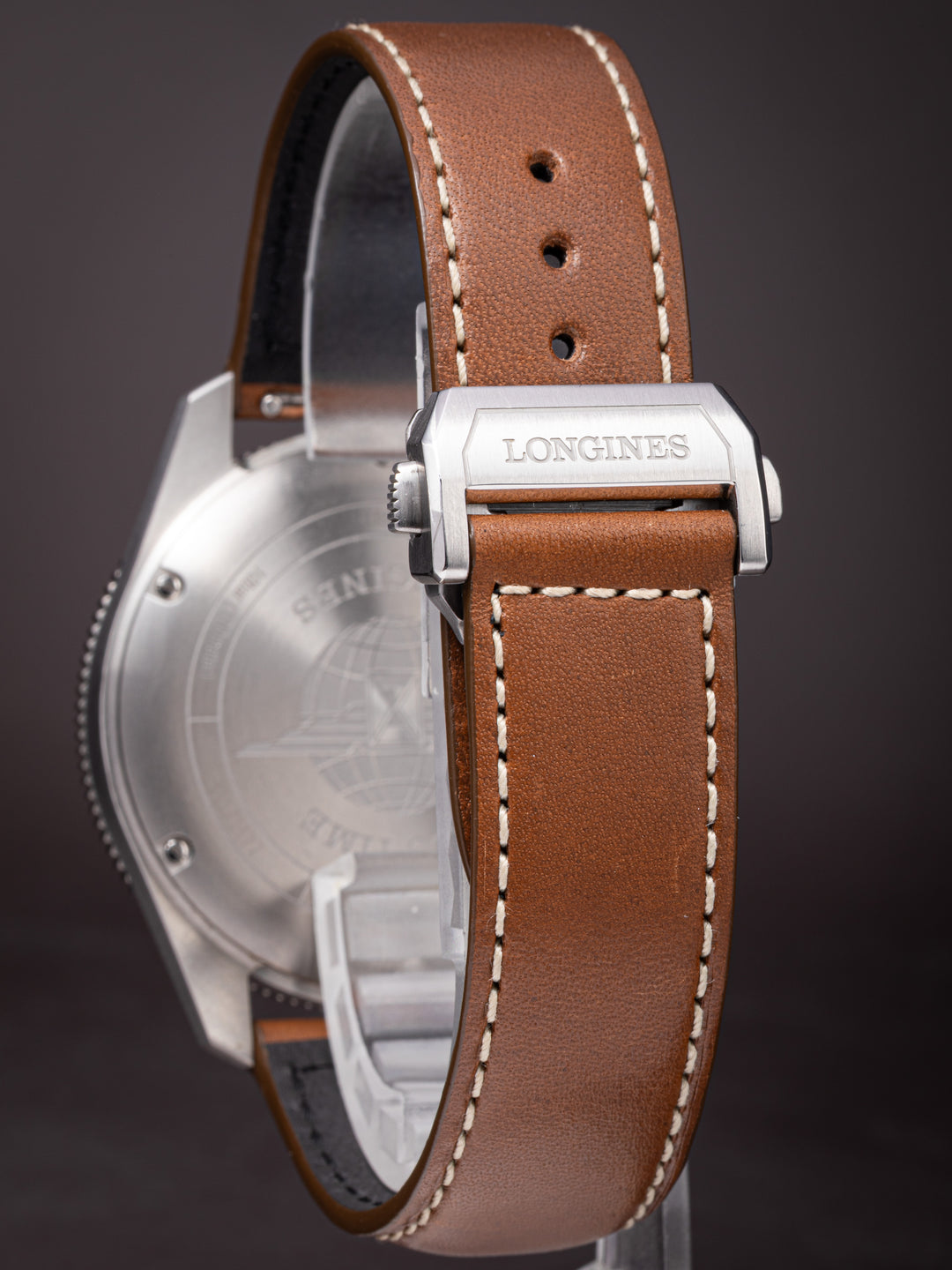 Longines Stainless Steel Spirit Zulu Time GMT Automatic (L3.812.4.63.2)