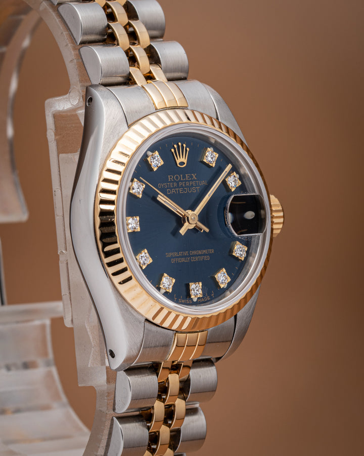 Rolex Stainless Steel and 18k Yellow Gold Women's Datejust (69173)