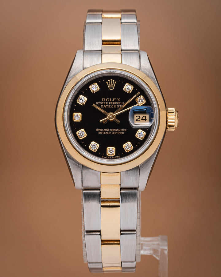 Rolex Stainless Steel and 18k Yellow Gold Women's Datejust (69163)