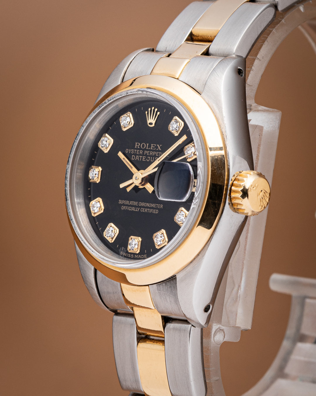 Rolex Stainless Steel and 18k Yellow Gold Women's Datejust (69163)