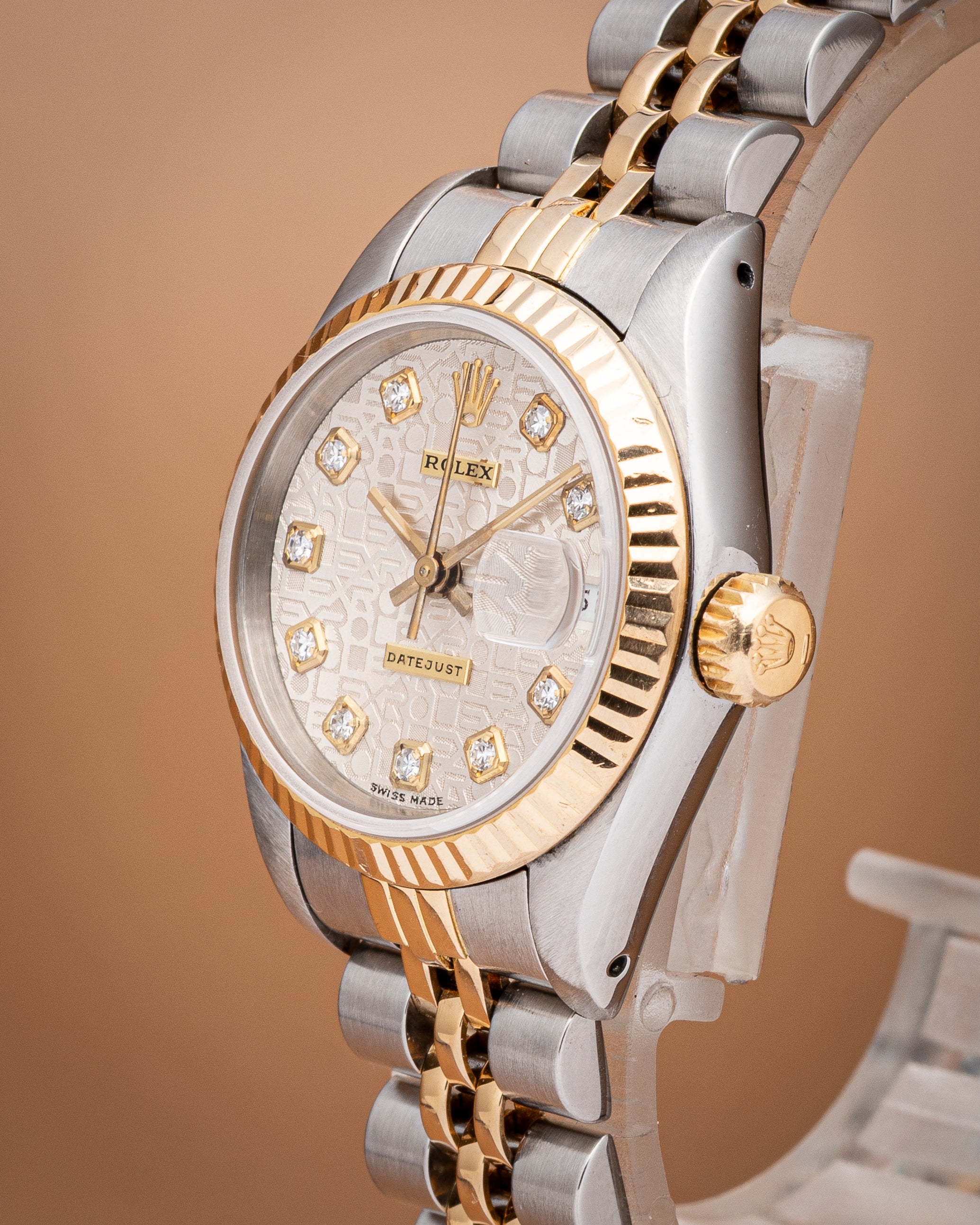 【純正品】ROLEX Datejust ゴールドダイヤル 69173 28mm Rolex Stainless Steel and 18k Yellow Gold Women's Datejust