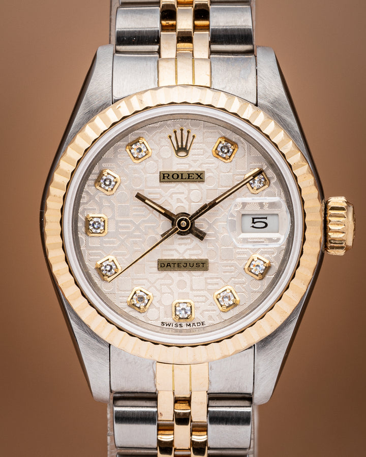 Rolex Stainless Steel and 18k Yellow Gold Women's Datejust (69173)