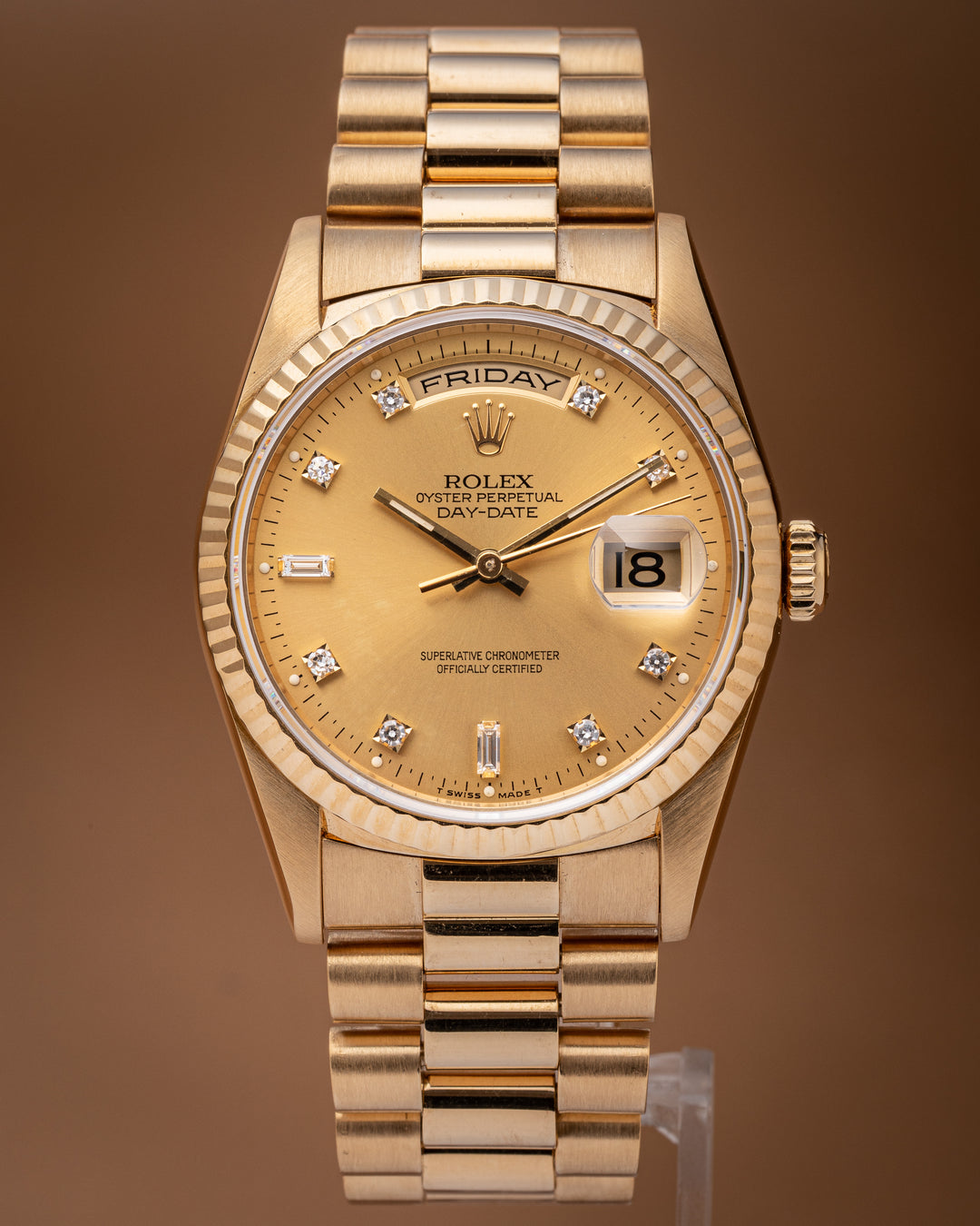 Rolex 18k Yellow Gold Day-Date (18238) – Watches