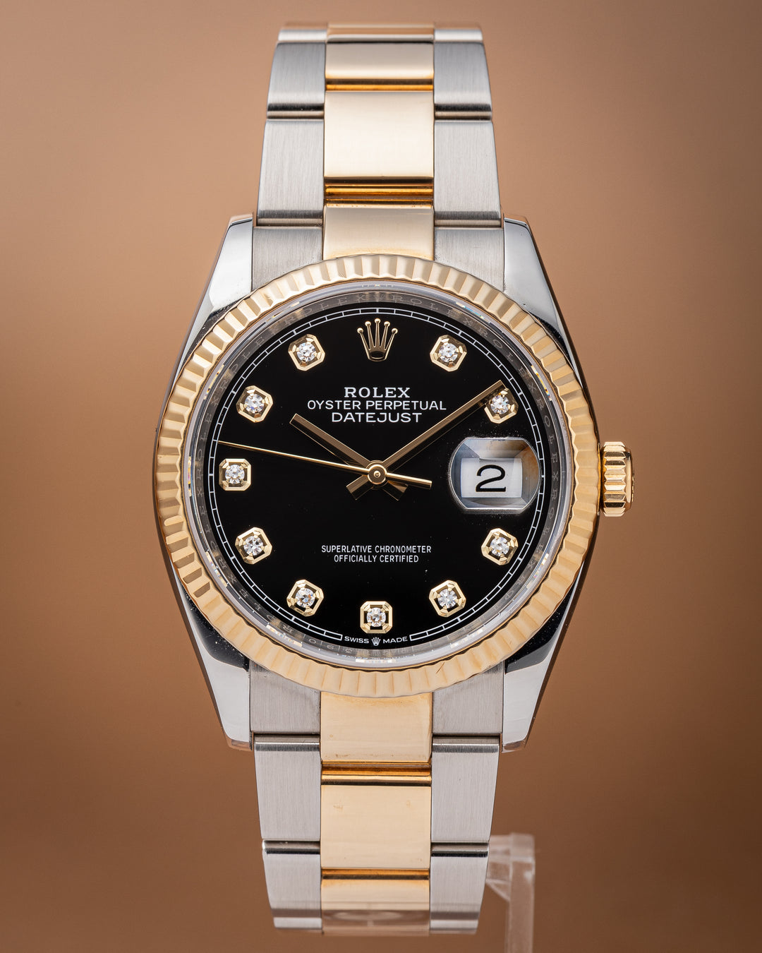 Rolex Stainless Steel and 18k Yellow Gold Datejust 36 (126233)