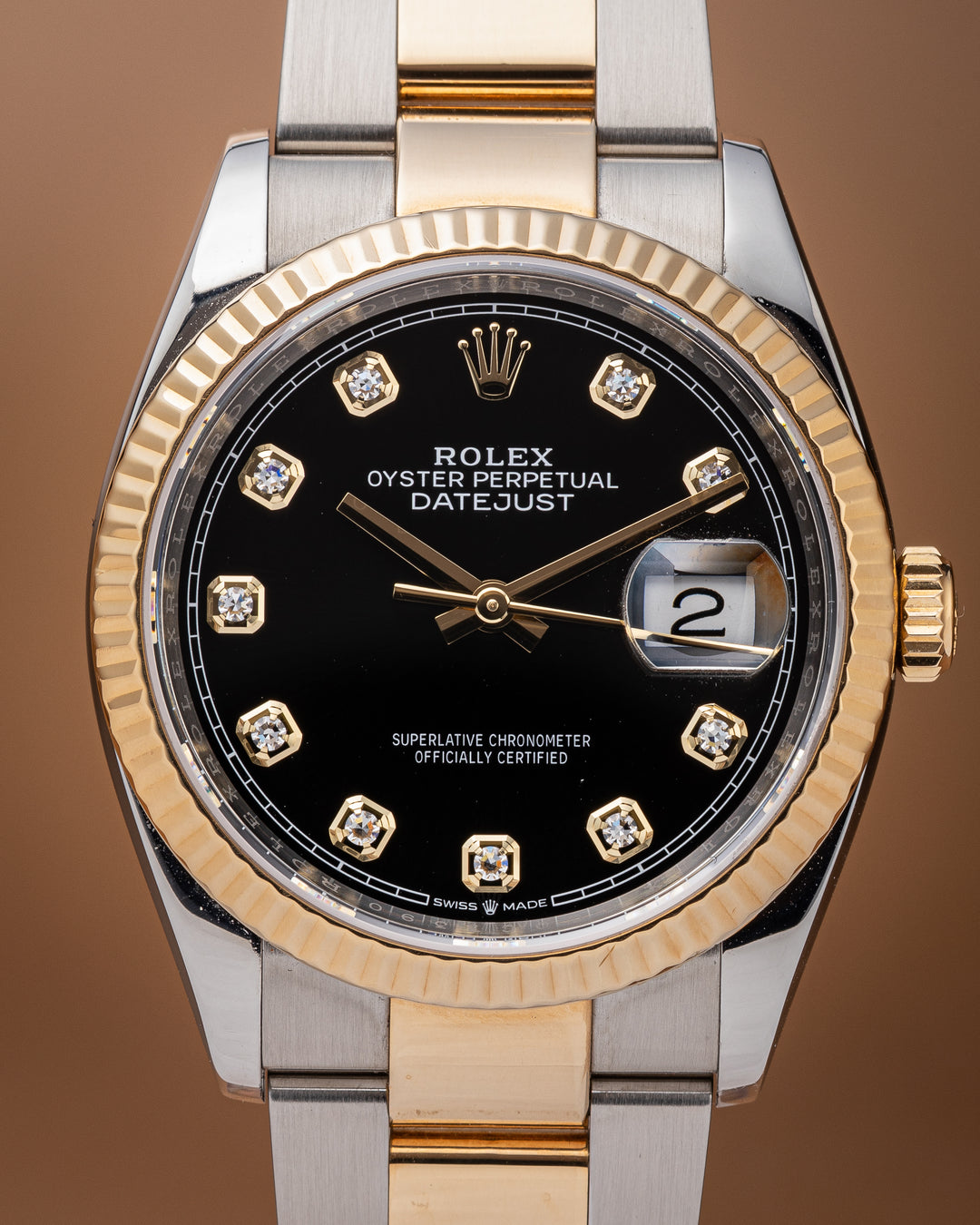 Rolex Stainless Steel and 18k Yellow Gold Datejust 36 (126233)