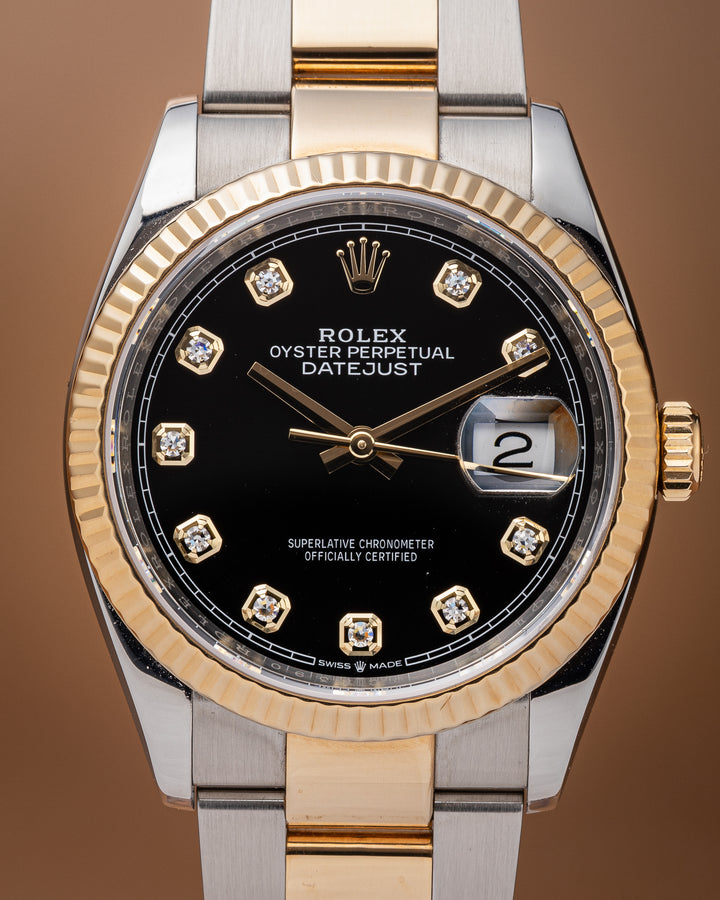 Rolex Stainless Steel and 18k Yellow Gold Datejust 36 (126233)