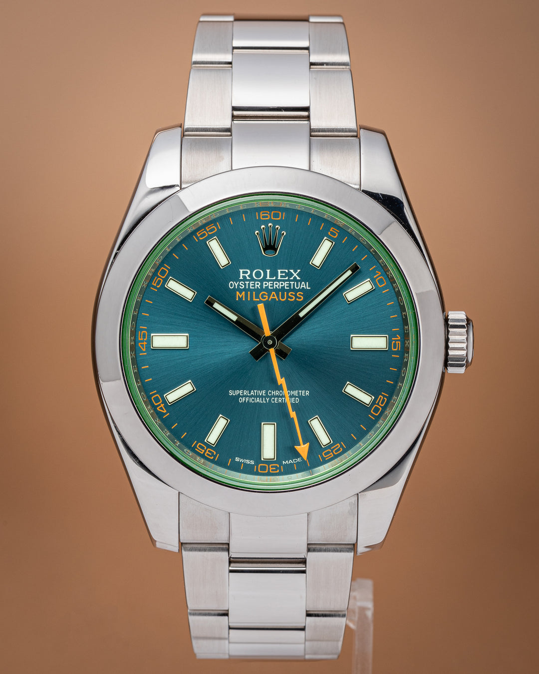Rolex Stainless Steel Milgauss Z-Blue (116400GV)