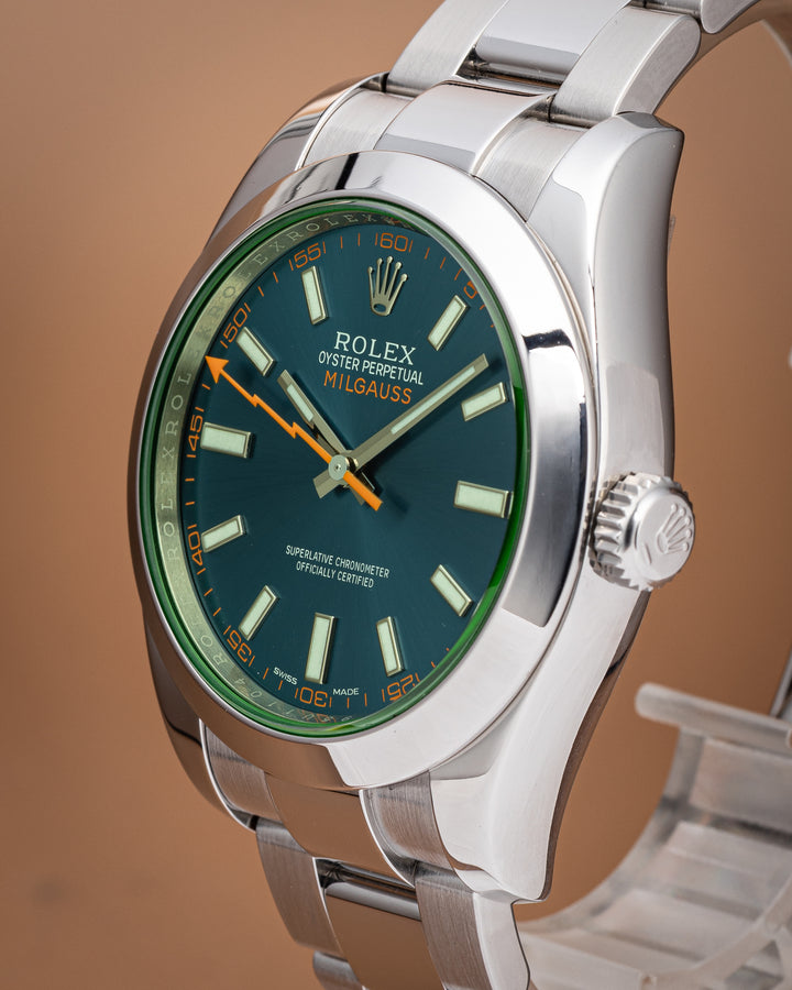 Rolex Stainless Steel Milgauss Z-Blue (116400GV)