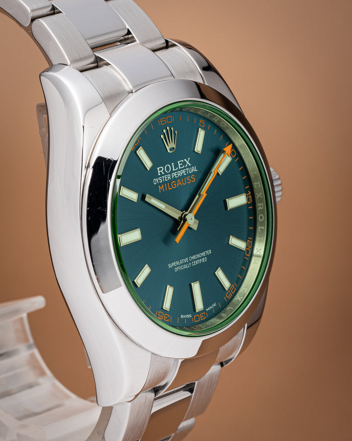 Rolex Stainless Steel Milgauss Z-Blue (116400GV)