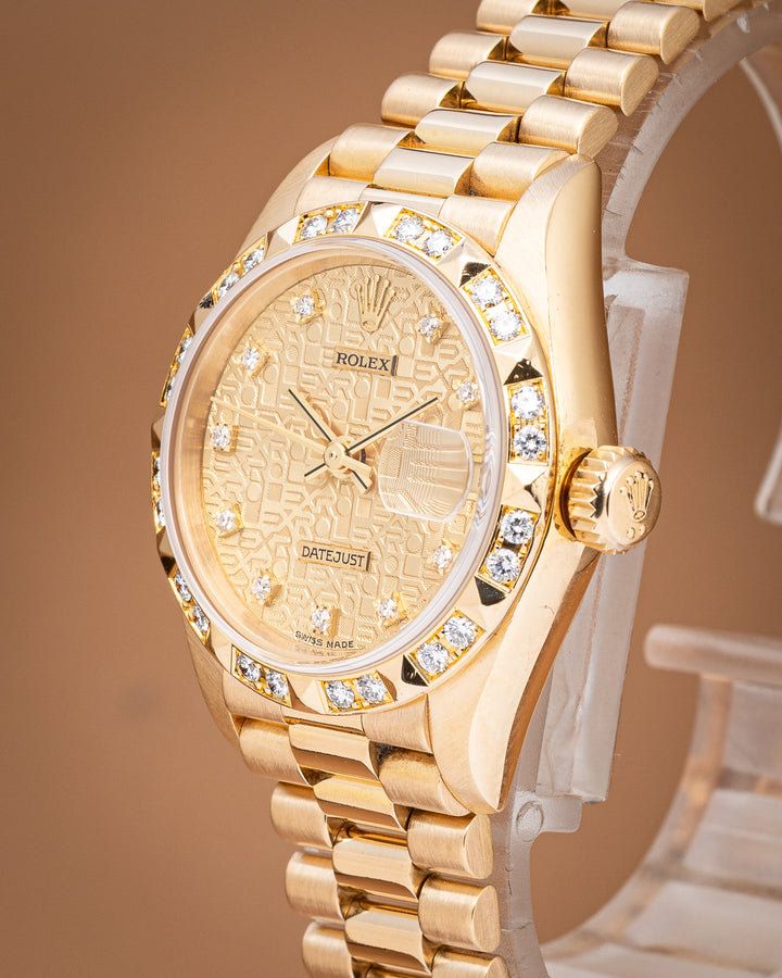 Rolex 18k Yellow Gold Women's Datejust (69258)