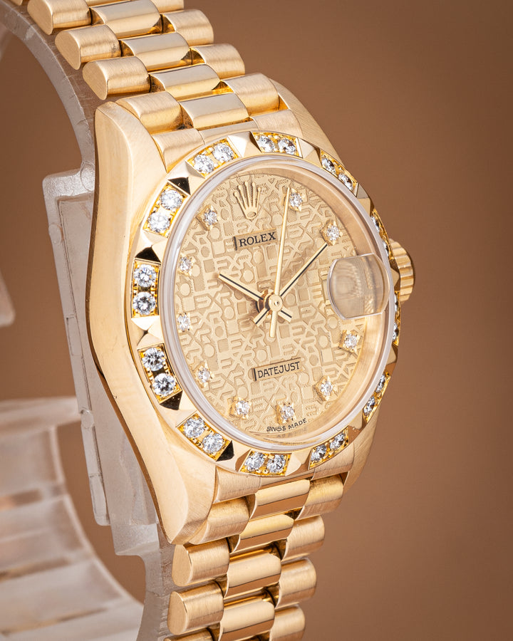 Rolex 18k Yellow Gold Women's Datejust (69258)
