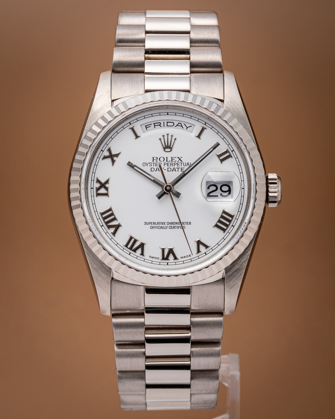 Rolex 18k White Gold Day-Date (18239)