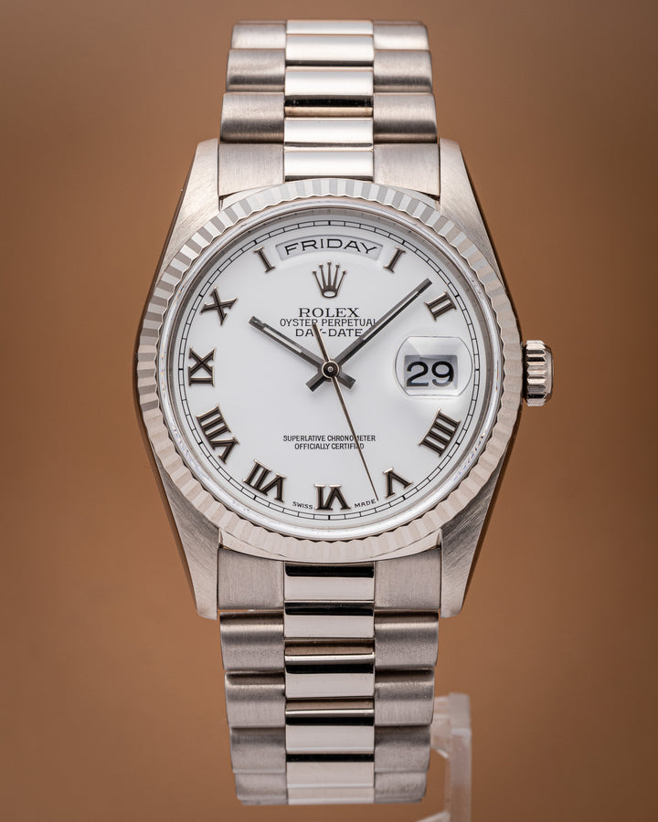 Rolex 18k White Gold Day-Date (18239)