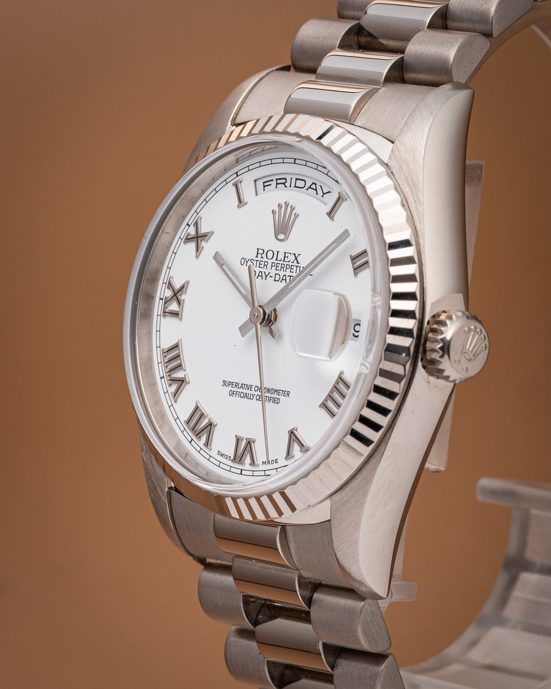 Rolex 18k White Gold Day-Date (18239)